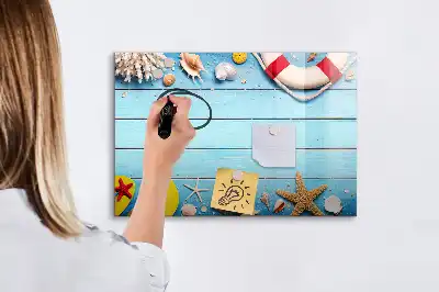 Lavagna magnetica gadget da spiaggia per scrivere