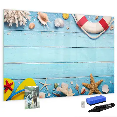 Lavagna magnetica gadget da spiaggia per scrivere