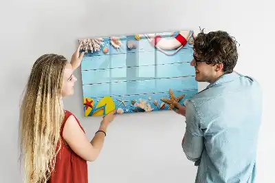 Lavagna magnetica gadget da spiaggia per scrivere