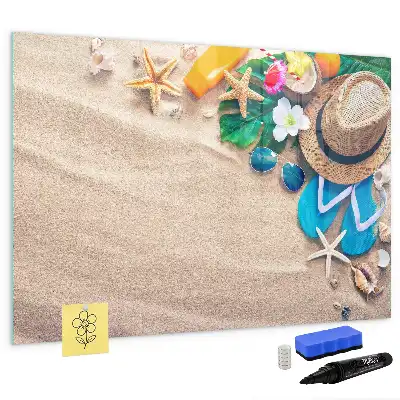 Lavagna magnetica per scrivere accessori estivi