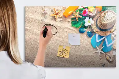 Lavagna magnetica per scrivere accessori estivi