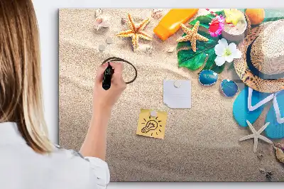 Lavagna magnetica per scrivere accessori estivi