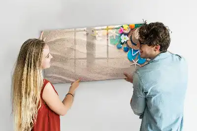 Lavagna magnetica per scrivere accessori estivi