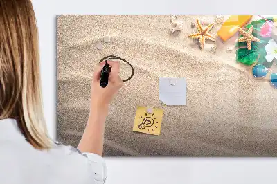 Lavagna magnetica per scrivere accessori estivi