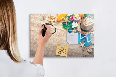 Lavagna magnetica per scrivere accessori estivi