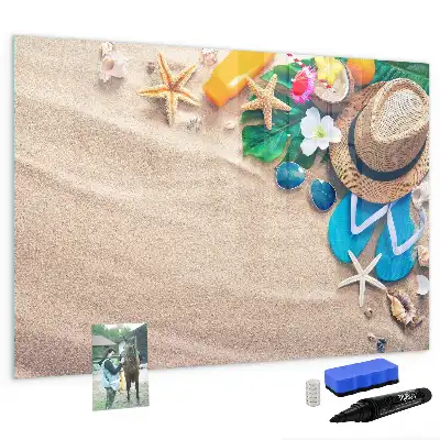 Lavagna magnetica per scrivere accessori estivi