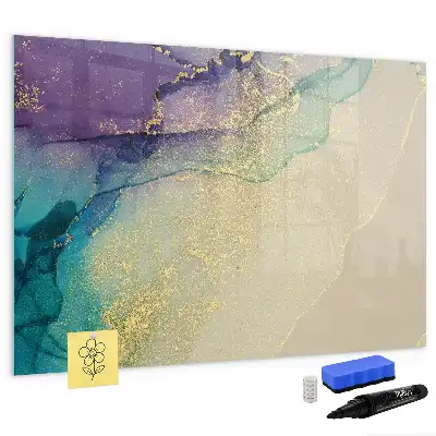 Lavagna magnetica per disegnare motivo astrazione elegante
