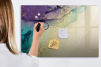 Lavagna magnetica per disegnare motivo astrazione elegante