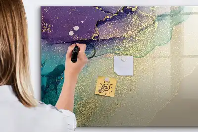 Lavagna magnetica per disegnare motivo astrazione elegante