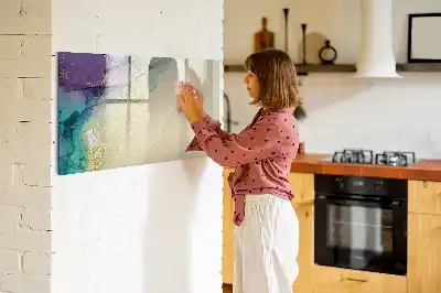Lavagna magnetica per disegnare motivo astrazione elegante