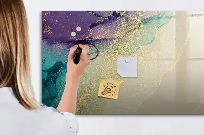 Lavagna magnetica per disegnare motivo astrazione elegante