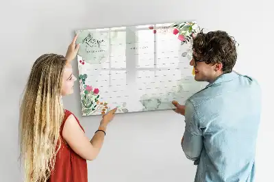 Lavagna magnetica per scrivere spazio per ricette