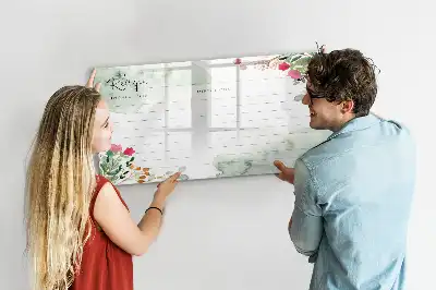 Lavagna magnetica per scrivere spazio per ricette