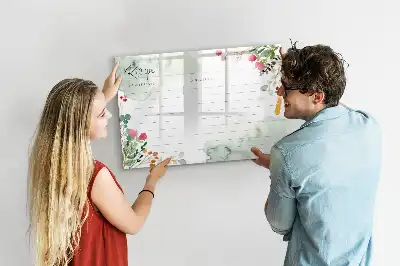 Lavagna magnetica per scrivere spazio per ricette