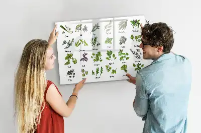 Lavagna magnetica per disegnare motivo specie di alberi
