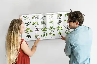 Lavagna magnetica per disegnare motivo specie di alberi