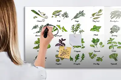 Lavagna magnetica per disegnare motivo specie di alberi