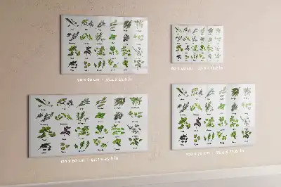 Lavagna magnetica per disegnare motivo specie di alberi