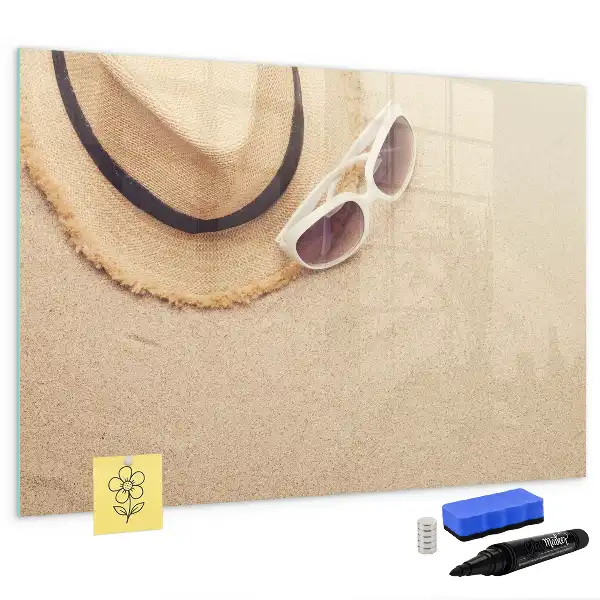 Lavagna magnetica per scrivere accessorio estivo