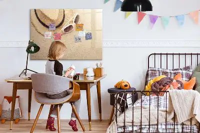 Lavagna magnetica per scrivere accessorio estivo