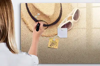 Lavagna magnetica per scrivere accessorio estivo