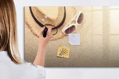 Lavagna magnetica per scrivere accessorio estivo
