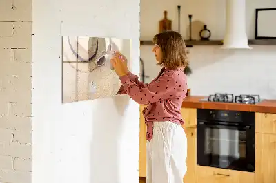 Lavagna magnetica per scrivere accessorio estivo