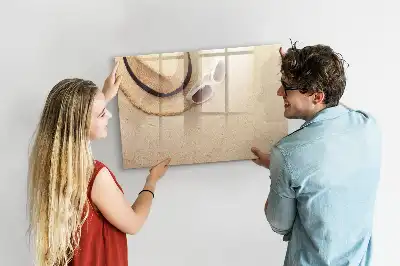 Lavagna magnetica per scrivere accessorio estivo