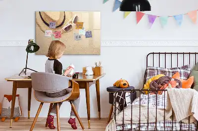 Lavagna magnetica per scrivere accessorio estivo