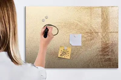 Lavagna magnetica per disegnare con motivo a foglie astratte