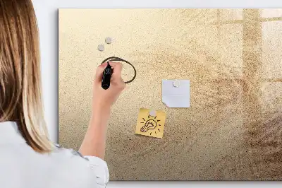 Lavagna magnetica per disegnare con motivo a foglie astratte
