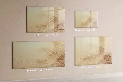 Lavagna magnetica per disegnare con motivo a foglie astratte