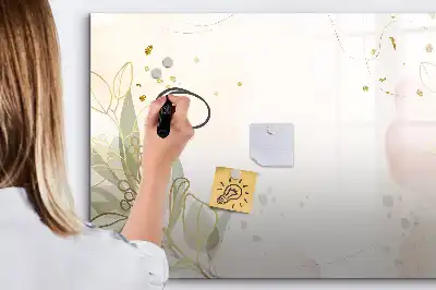 Lavagna magnetica per scrivere motivo astrazione pastello