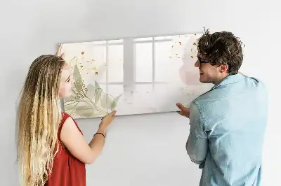 Lavagna magnetica per scrivere motivo astrazione pastello