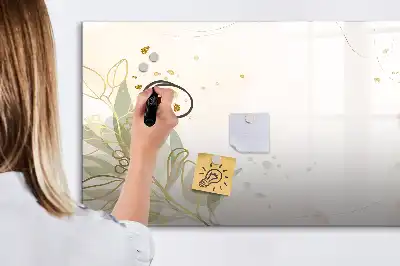 Lavagna magnetica per scrivere motivo astrazione pastello