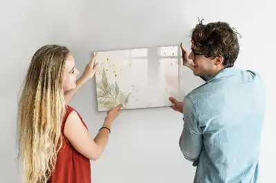 Lavagna magnetica per scrivere motivo astrazione pastello