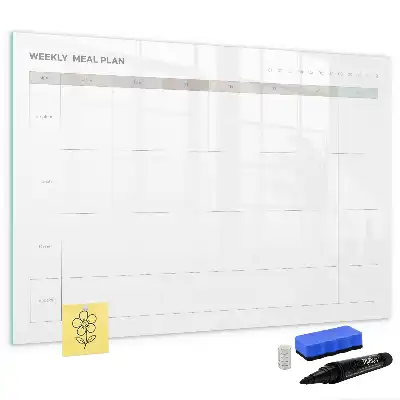 Lavagna magnetica per scrivere design minimalista per menu