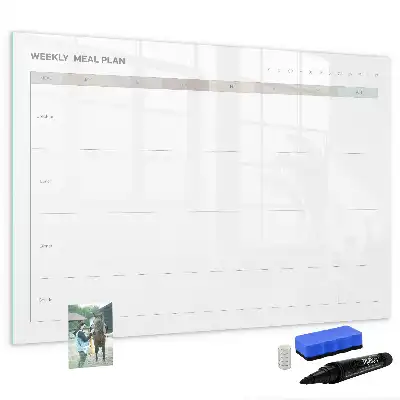 Lavagna magnetica per scrivere design minimalista per menu