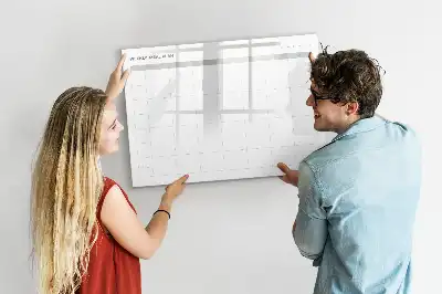 Lavagna magnetica per scrivere design minimalista per menu