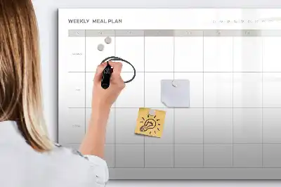 Lavagna magnetica per scrivere design minimalista per menu