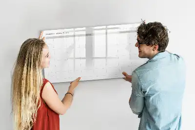 Lavagna magnetica per scrivere design minimalista per menu
