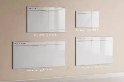Lavagna magnetica per scrivere design minimalista per menu