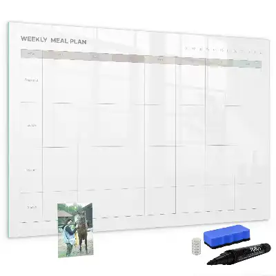 Lavagna magnetica per scrivere design minimalista per menu