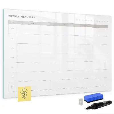 Lavagna magnetica per disegnare modello menu semplice
