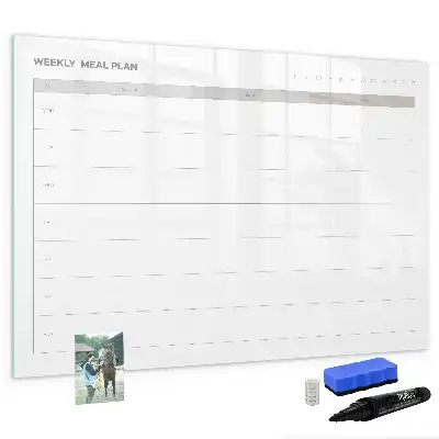 Lavagna magnetica per disegnare modello menu semplice