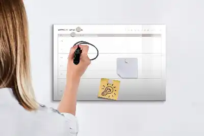 Lavagna magnetica per disegnare modello menu semplice