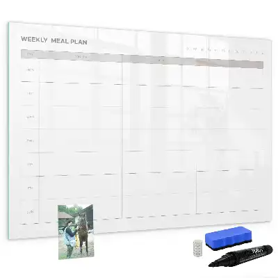 Lavagna magnetica per disegnare modello menu semplice