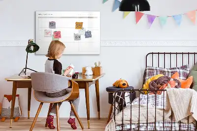 Lavagna magnetica per disegnare modello menu semplice