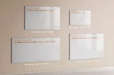 Lavagna magnetica per scrivere pianificatore settimanale dei pasti
