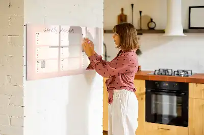 Lavagna magnetica per disegnare pianificatore settimanale affascinante